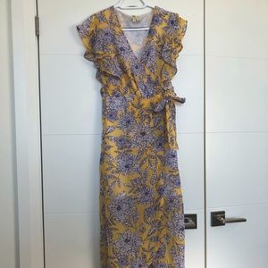 Japna Yellow Floral Dress